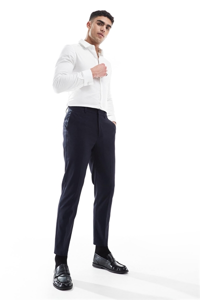 Брюки зауженного кроя артикул 139249274