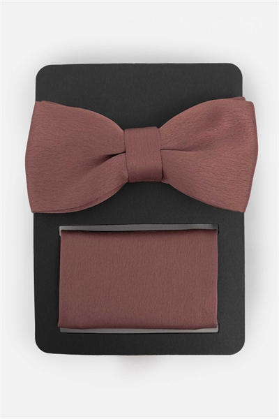 Набор из атласного галстука-бабочки и нагрудного платка артикул 154610189