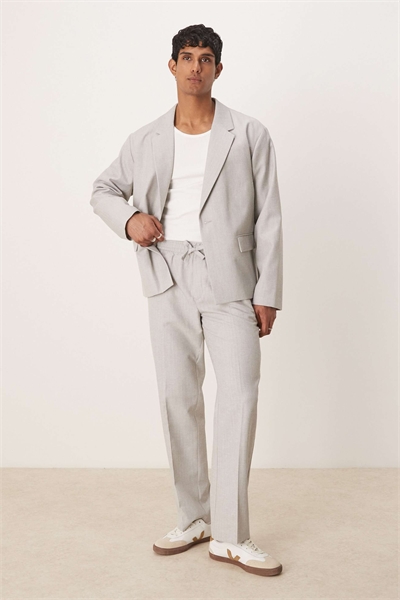 Брюки-кляш из льна артикул 138370506