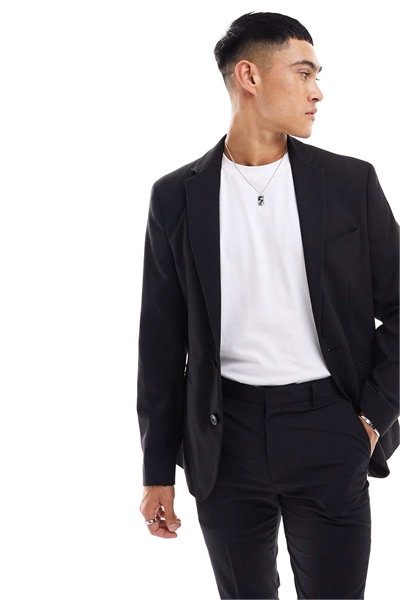 Приталенный пиджак артикул 132408278