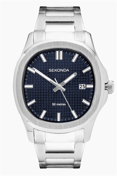 Часы Octaire с 40-миллиметровым циферблатом, серебристые артикул 152188763