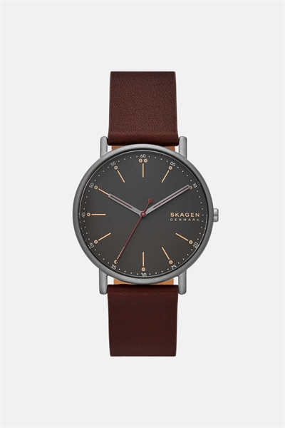 Мужские часы с тремя стрелками из серой нержавеющей стали — RED артикул 141945799