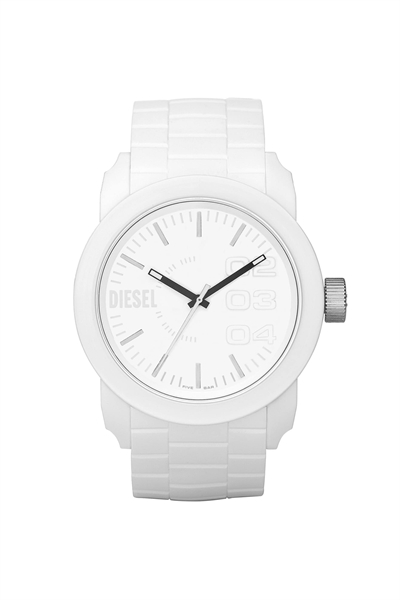 Мужские часы Double Down из белого силикона артикул 141945791