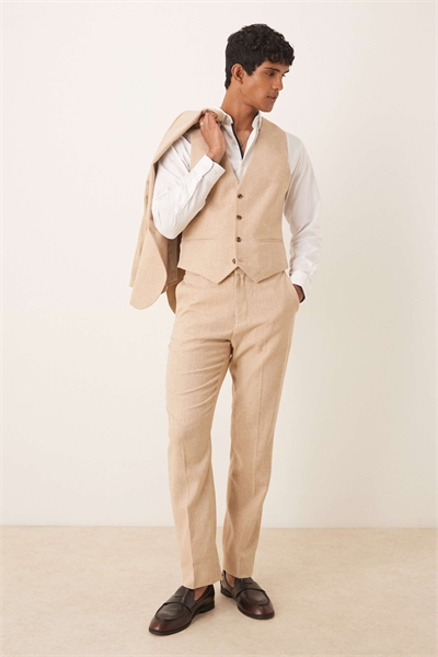 Узкие брюки из смешанной шерсти артикул 140073933