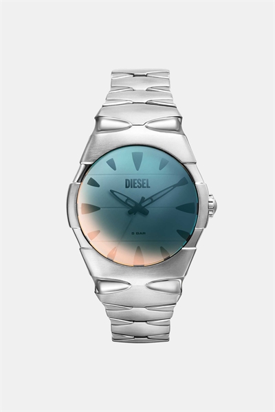 Мужские часы D-sruptor с тремя стрелками из нержавеющей стали — СЕРЕБРЯНЫЕ артикул 141946013