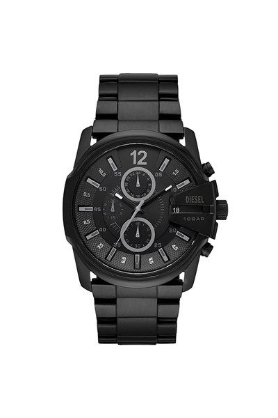 Мужские часы Master Chief Chrono с тремя стрелками, из нержавеющей стали черного цвета, модель dz4180 артикул 154298537