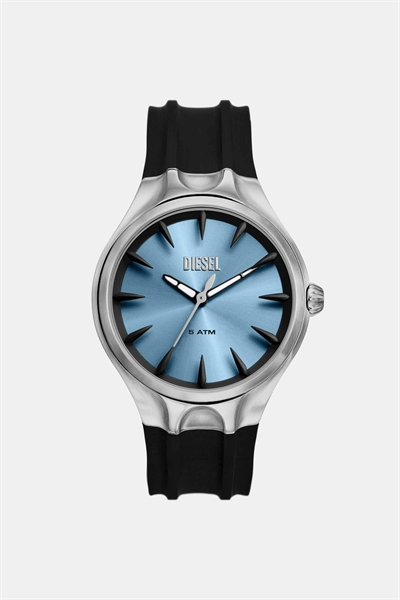 Мужские часы Streamline из черного силикона — ЧЕРНЫЕ артикул 141945676