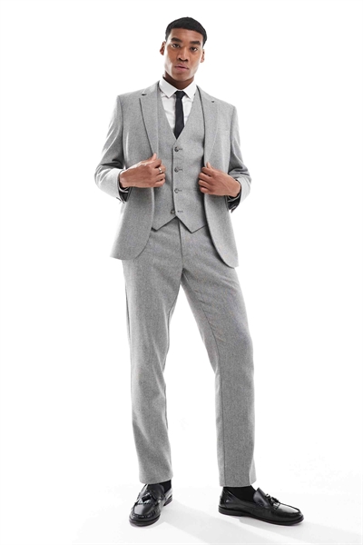 Узкие брюки из шерсти артикул 138519398