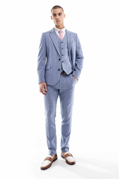 Приталенный пиджак из шерсти артикул 136744382