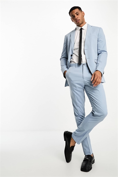 Брюки для костюма премиум-класса с зауженным кроем артикул 127010034