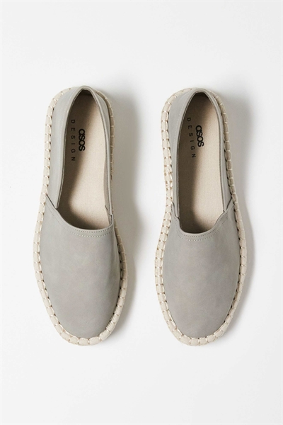 Эспадрильи серого цвета артикул 139173681