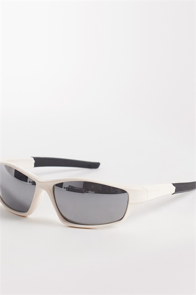 Спортивные очки-авиаторы Sportin Joe в серебристо-черном цвете артикул 153050236