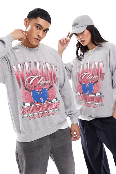 X Свитшот Wu-Tang Clan в стиле хоккейного свитера свободного кроя артикул 156286579