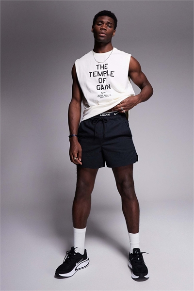 Шорты из ткани Dri-FIT с эффектом «сирсакер», длина 5 дюймов артикул 139767294