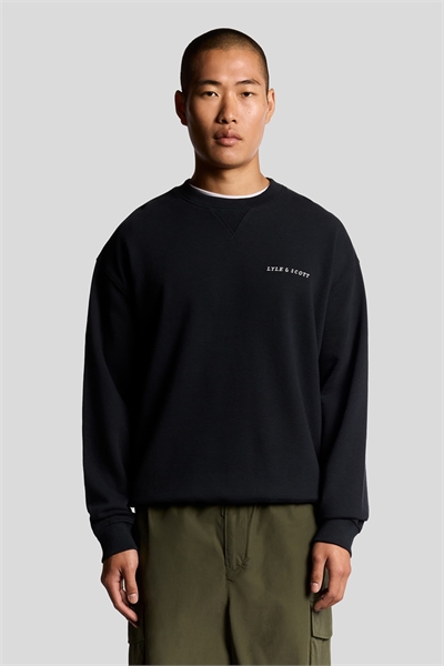 Толстовка с круглым вырезом и надписью «Brushback» артикул 150375946