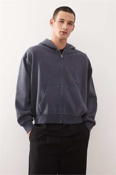 Худи с капюшоном и длинной застежкой-молнией артикул 152803258