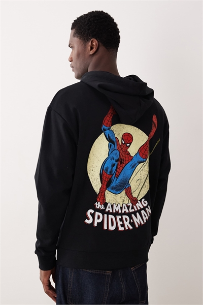 Свободный крой большого размера с принтом Человека-паука артикул 152831264