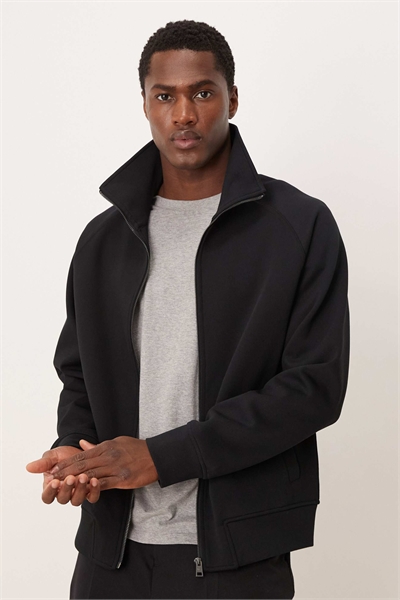 Свитшот свободного кроя на молнии артикул 151558834