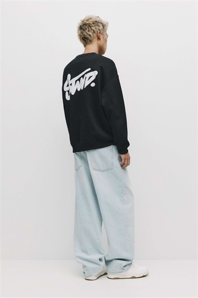 Свитшот с круглым вырезом артикул 151056256