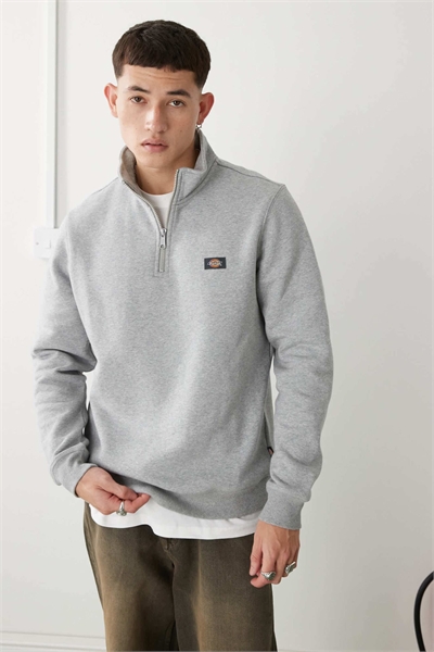 Свитер Oakport с небольшим логотипом и четвертью молнии артикул 141861504