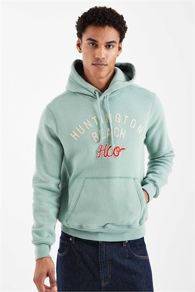 Толстовка с принтом на груди, посвященная Хантингтон-Бич артикул 154274520