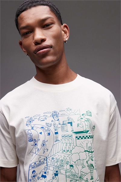 Футболка с принтом, цвет «слоновая кость» артикул 142167478