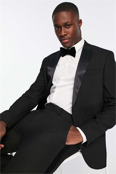 Смуглый пиджак-смокинг артикул 120726371