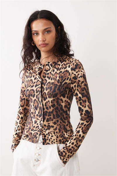 Кардиган с вырезом на шее артикул 156152864