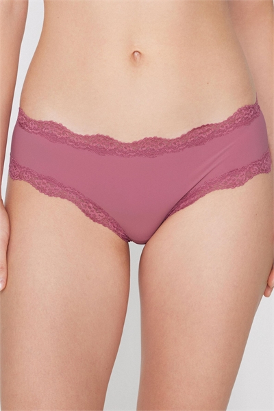 Трусики-бриольеты из кружева и микрофибры артикул 156298933