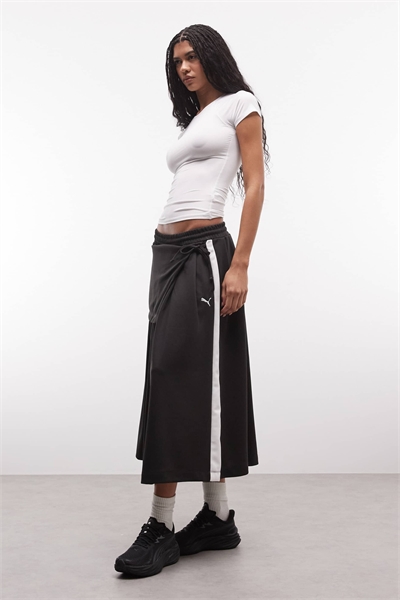 Юбка-плиссе T7 длиной до колен артикул 155450349