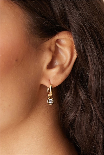 Серьги-кольца с блестящими подвесками из расплавленного металла артикул 154902983