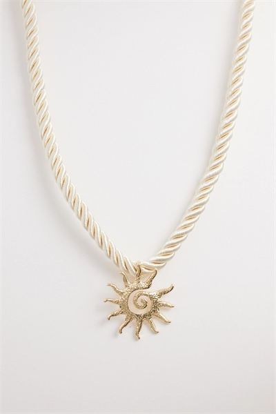 Ожерелье из витого шнура «Солнечный свет» артикул 153723875