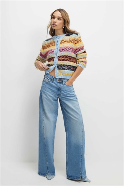 Кардиган ручной работы с узором «Фэйр-Айл» артикул 156297836