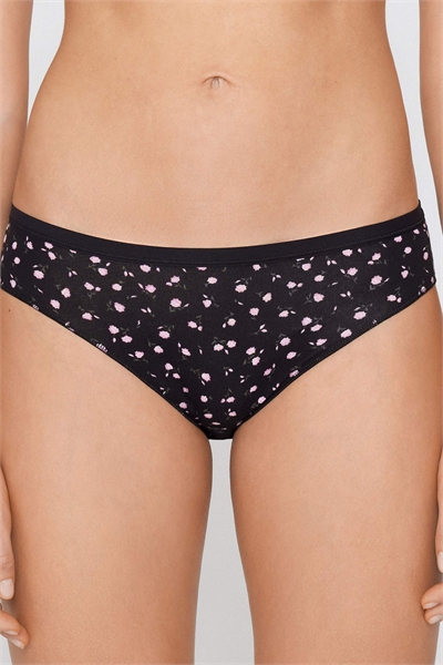 Хлопковые трусы с принтом артикул 156298610