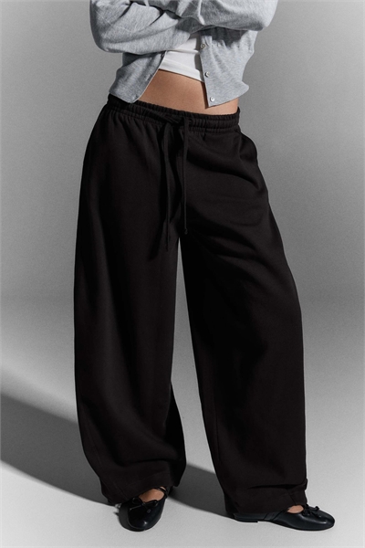 Брюки-кюбе с резинками артикул 156340867