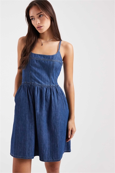 Джинсовое мини-платье артикул 150014694