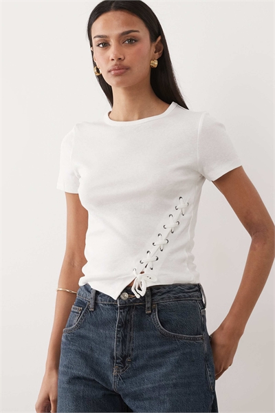 Детская футболка с шнуровкой для подростков артикул 155576172