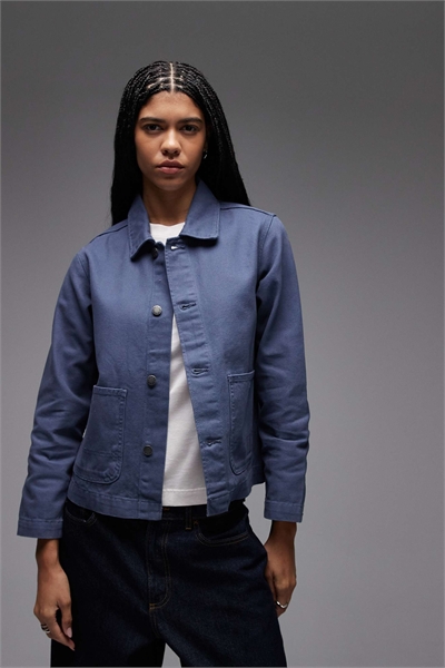 Куртка-пиджак из холста без подкладки артикул 154606384