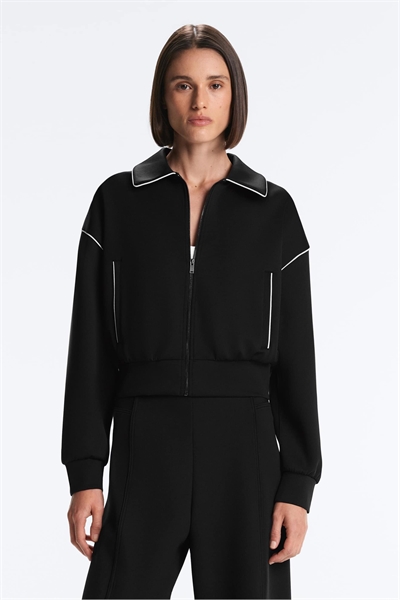 Куртка с окантовкой под неопрен артикул 156381560