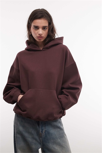 Толстовка с капюшоном из плотного трикотажа большого размера артикул 155696993