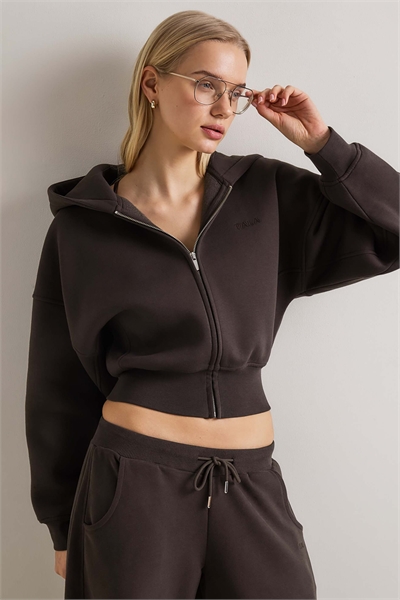 Толстовка с капюшоном на молнии «Cocoon» артикул 154635211