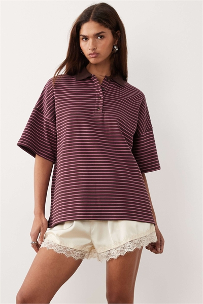 Поло с полосками Nelly артикул 154848637