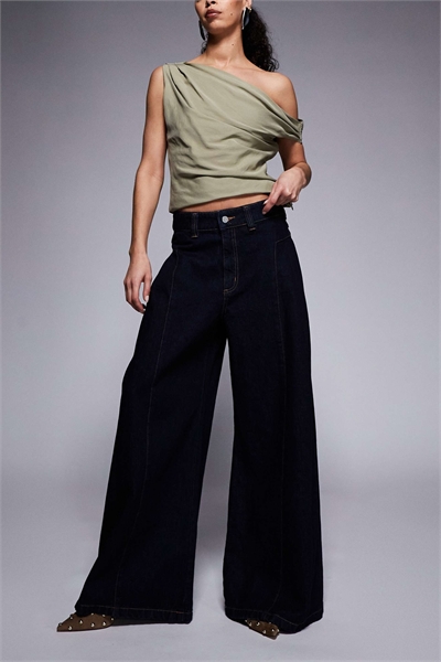 Джинсы Abrand 94 с высокой талией и прямым кроем артикул 155114481