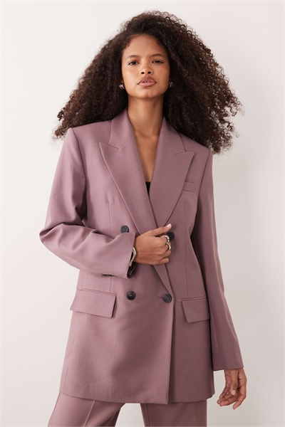 Комплект из двубортного блейзера из шерстяной смеси в стиле Бангкока артикул 155144899