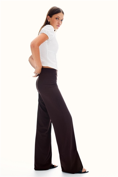 Длинные брюки с широкими брючинами артикул 155704705