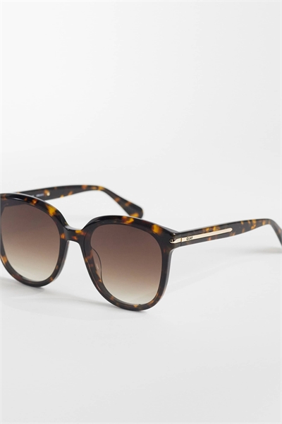 Большие круглые солнцезащитные очки Quay без оправы артикул 152560788