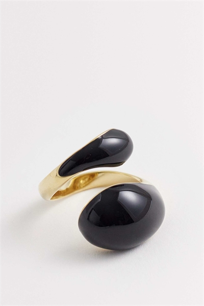 Кольцо с изгибом артикул 155223569