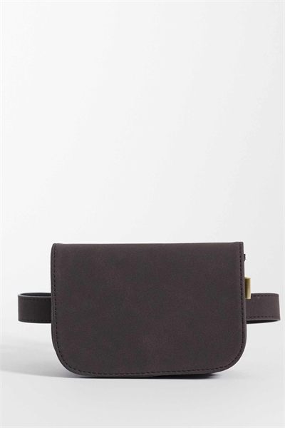 Сумка-пояс из искусственной замши артикул 154135007