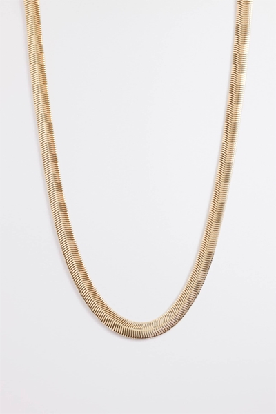 Колье с массивной змеиной цепочкой артикул 154316204