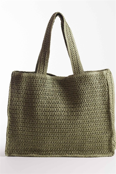 Пляжная сумка из соломы через плечо артикул 152383620